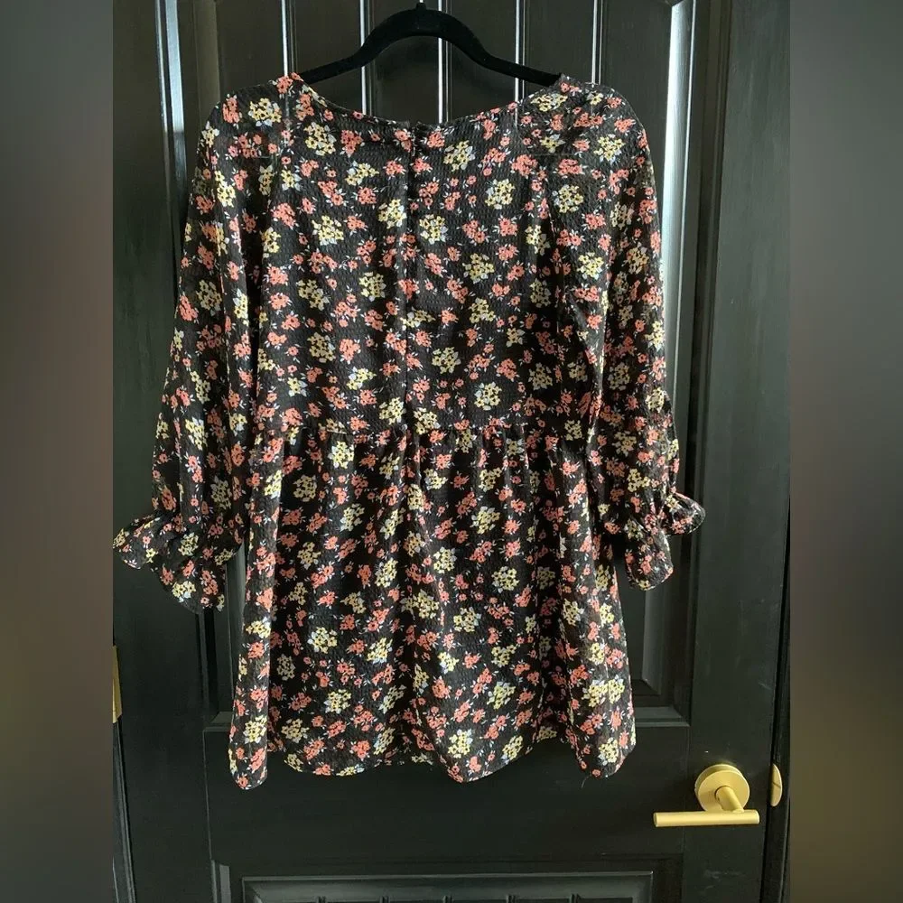 Free People Babydoll Dress/Tunic - Size 6 - Picture 2 of 5